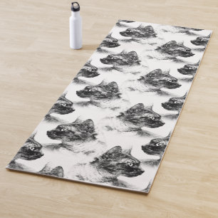 Tapis De Yoga Stella le chat gris