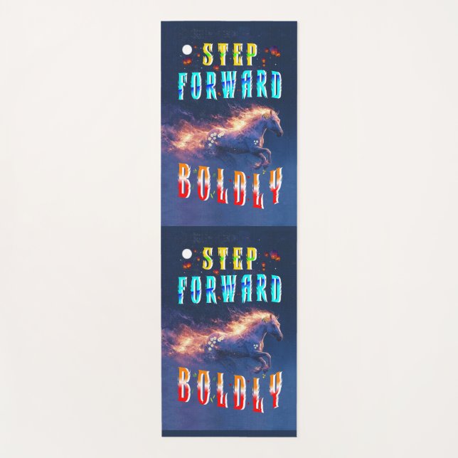 Tapis De Yoga Step Forward Boldly (Devant)
