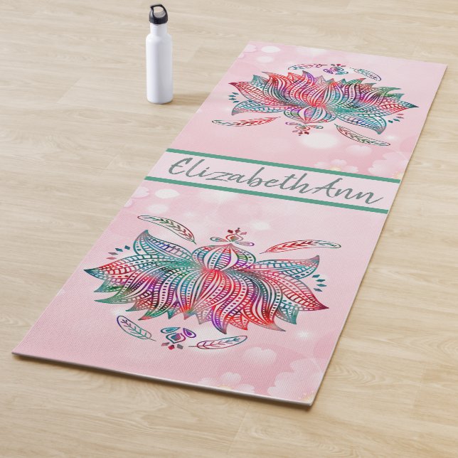 Tapis De Yoga Style bohème (En situation)