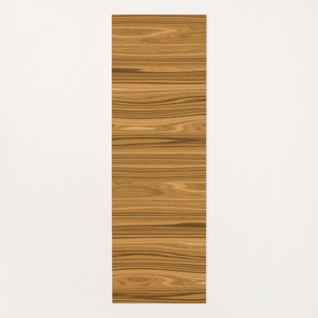 Tapis De Yoga Style en bois élégant de grain (Devant)