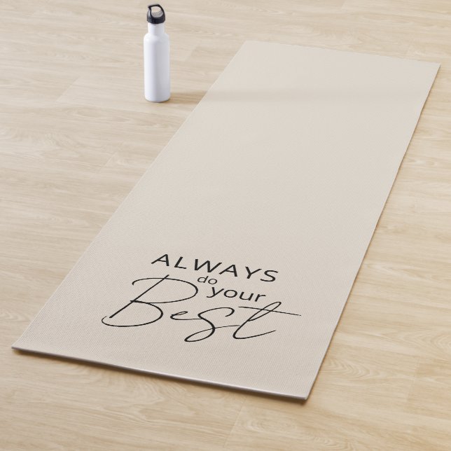 Tapis De Yoga Stylish moderne (En situation)