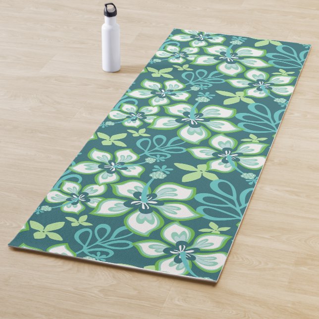 Tapis De Yoga Surf JUNGLE (COMBO TURQUOISE) (En situation)