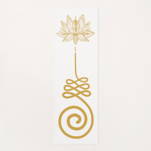 Tapis De Yoga Symbole bouddhiste unalome