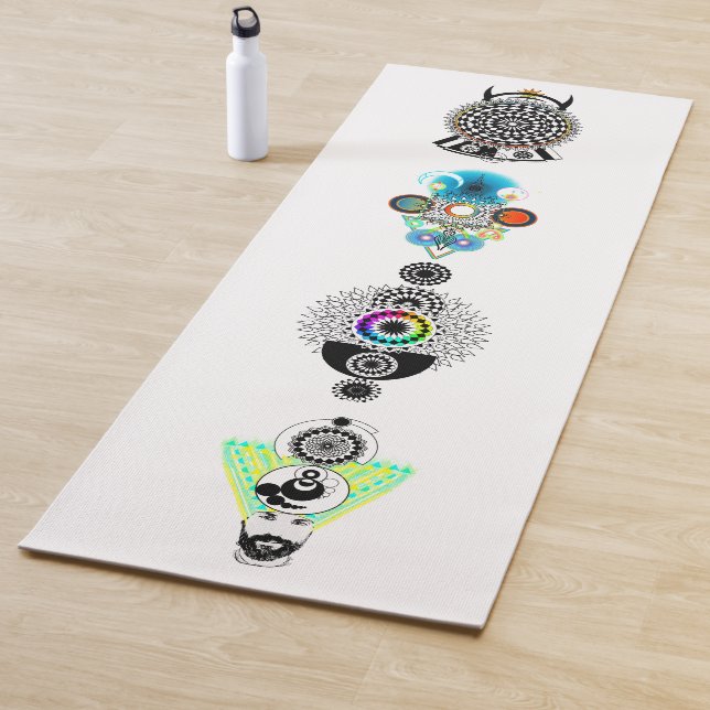 Tapis De Yoga Symphonie des formes (En situation)