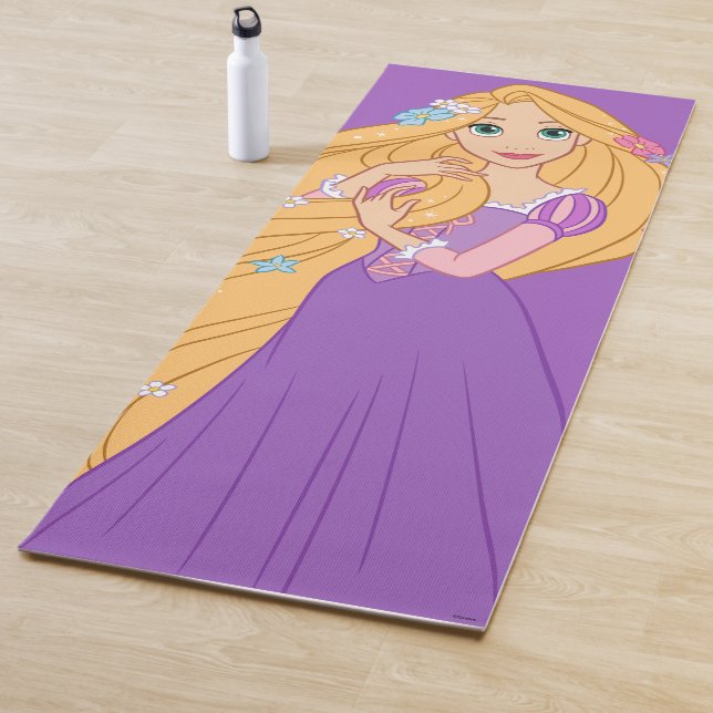 Tapis De Yoga Tangé en fleur (En situation)