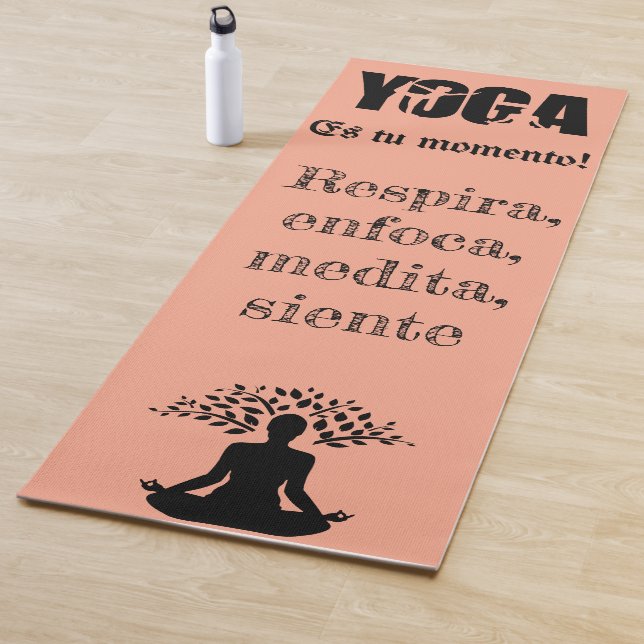 Tapis De Yoga Tapete de yoga con frase motivacional (En situation)