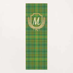 Tapis De Yoga Tartan vert riche (Plaid) personnalisé