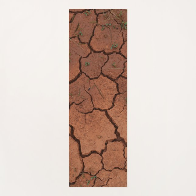 Tapis De Yoga terrain sec et fissuré (Devant)