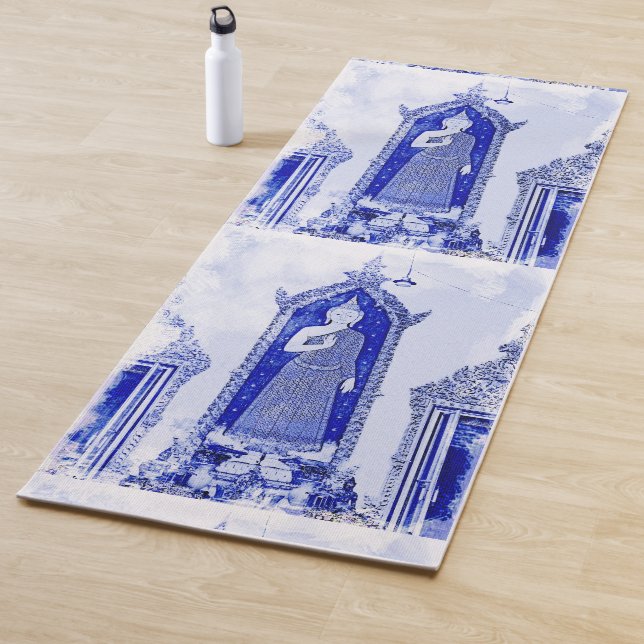 Tapis De Yoga Thailande - Version Art Temple (En situation)