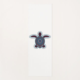 Tapis De Yoga Tortue d'art aborigène australien