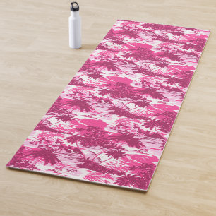Tapis De Yoga Tradewinds Hula Girl renverse l'hibiscus hawaïen