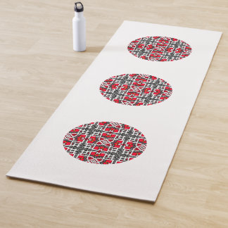 Tapis De Yoga Trente art en kaléidoscope du tome seize