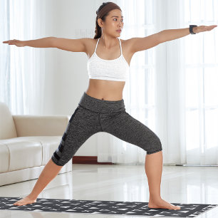 Tapis De Yoga Triangle de la ligne Geo