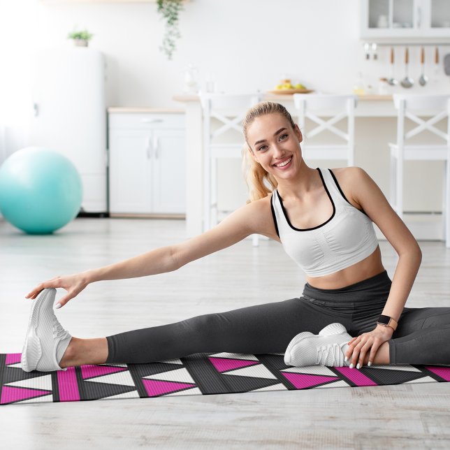 Tapis De Yoga triangles roses (Créateur téléchargé)