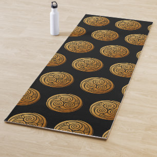 Tapis De Yoga Triple Celtic Knot Swirl Mandala