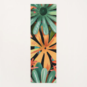 Tapis De Yoga tropical/hawaïen/floral/fleur