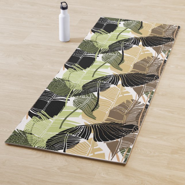 Tapis De Yoga Tropical Print Yoga Mat (En situation)