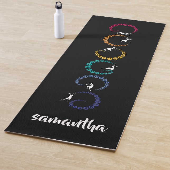 Tapis De Yoga Trumpet musicien de jazz cool (En situation)