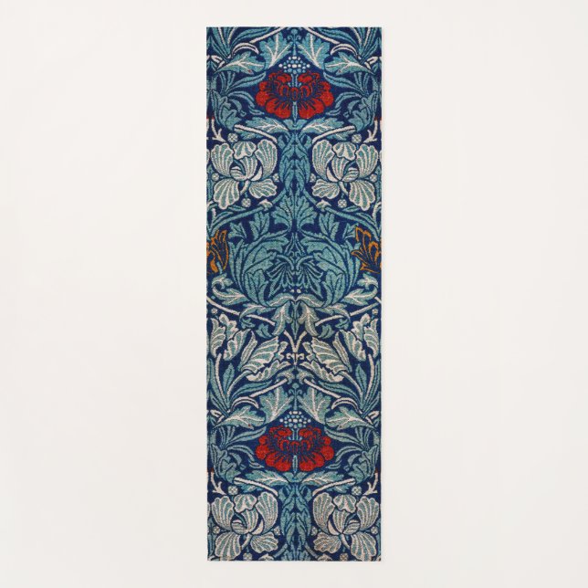 Tapis De Yoga Tulip et Rose, William Morris (Devant)