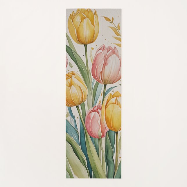 Tapis De Yoga Tulip Reverie (Devant)