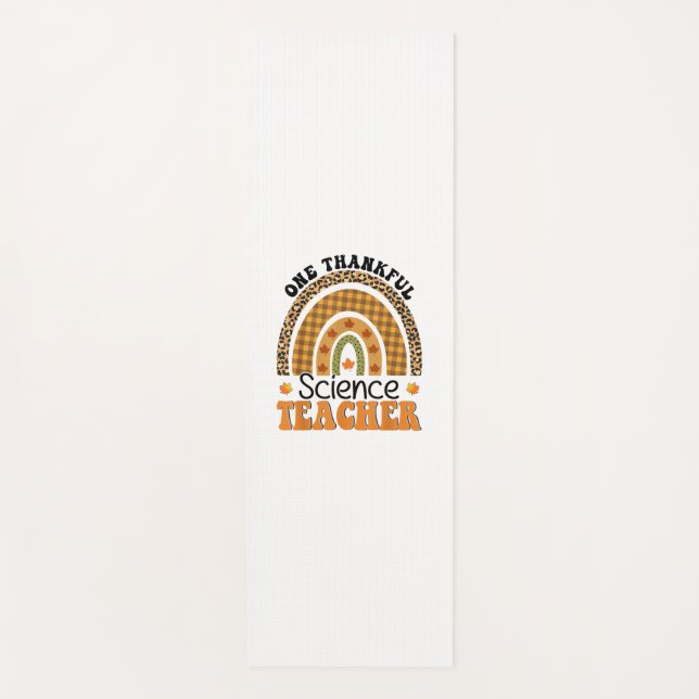 Tapis De Yoga Un professeur de sciences remerciant Super Thanksg (Devant)