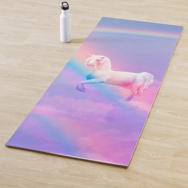 Tapis De Yoga Unicorne et Rainbow (En situation)