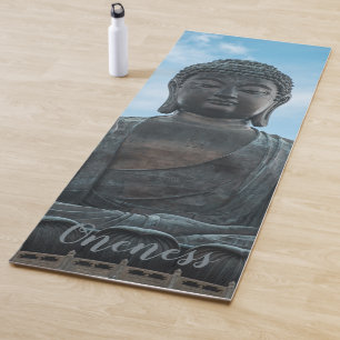 Tapis De Yoga Unité inspirée de ciel de statue de Bouddha un