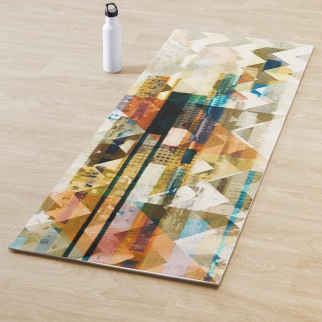 Tapis De Yoga Urbain Chevron II (En situation)