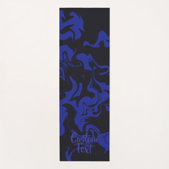 Tapis De Yoga Vagues foncées personnalisées Yoga Mat (Devant)