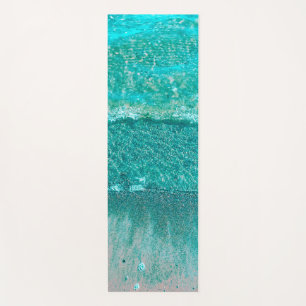 Tapis De Yoga Vagues océaniques sur le sable