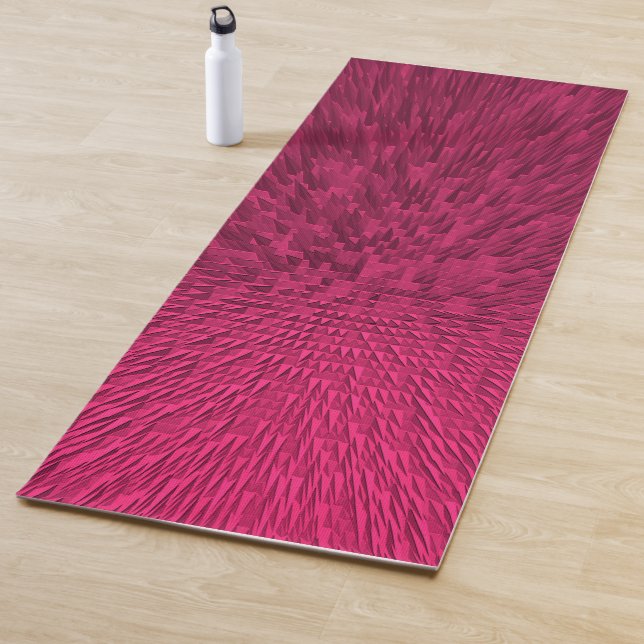 Tapis De Yoga Ville rose chaud..... (En situation)