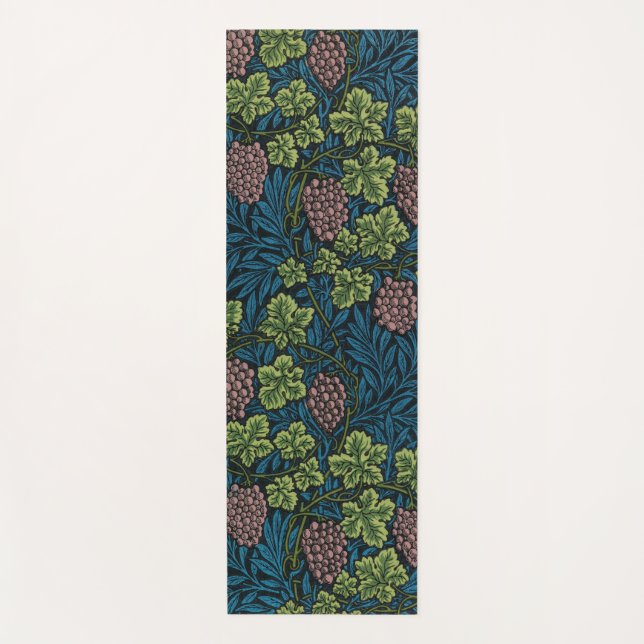 Tapis De Yoga Vin Motif, William Morris (Devant)
