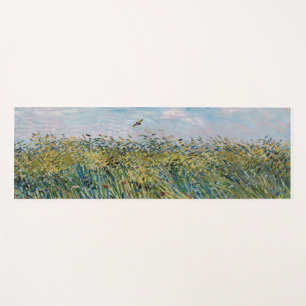 Tapis De Yoga Vincent van Gogh - Champ de blé avec une lark