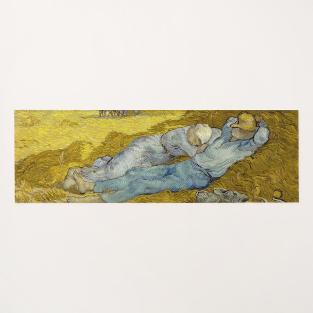 Tapis De Yoga Vincent Van Gogh - Mion, Repos / Travail / Siesta (Dos (Horizontal))