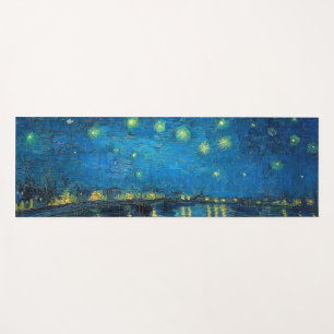 Tapis De Yoga Vincent Van Gogh Nuit étoilée sur le Rhône