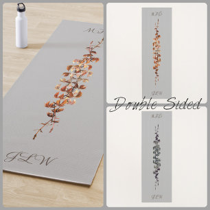 Tapis De Yoga Vins d'été et d'automne Yoga gris Mat