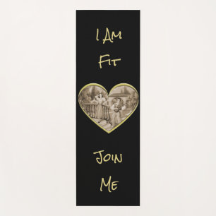 Tapis De Yoga Vintage couple Romance, homme et femme amour