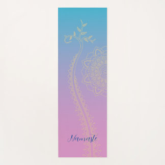 Tapis De Yoga Violet à bleu Mandala Yoga Mat