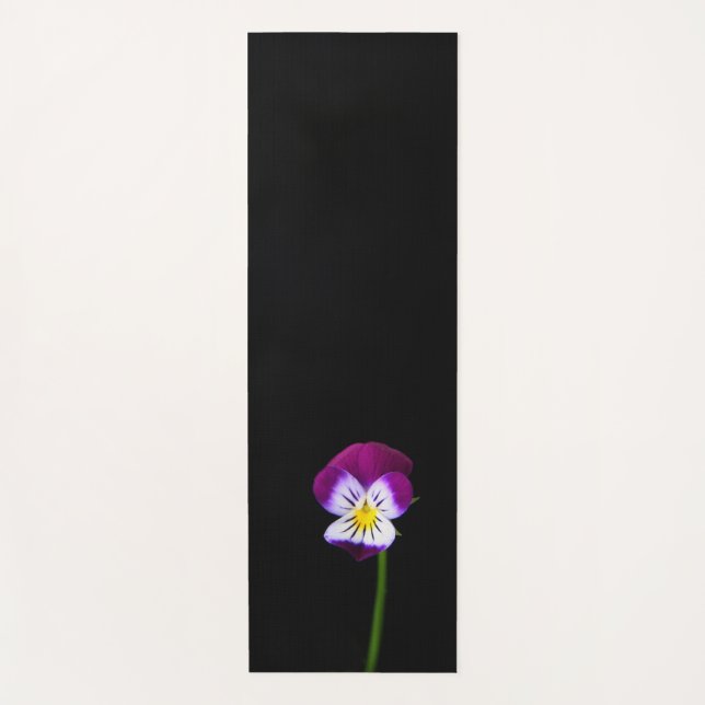 Tapis De Yoga Violet Fleur ymcna (Devant)