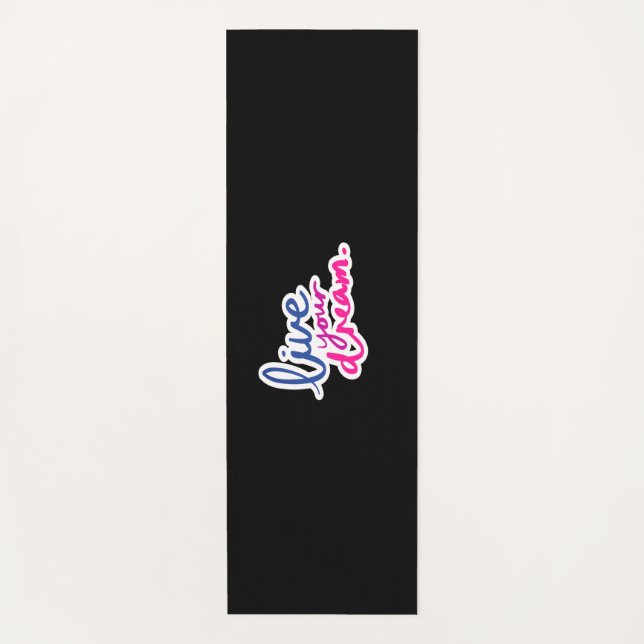 Tapis De Yoga Vivez votre rêve Yoga Mat (Devant)