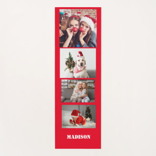 Tapis De Yoga Vos 4 photos collages, nom et couleur personnalisé