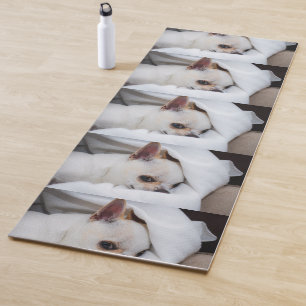 Tapis De Yoga Votre chiot chien de compagnie photo personnalisée