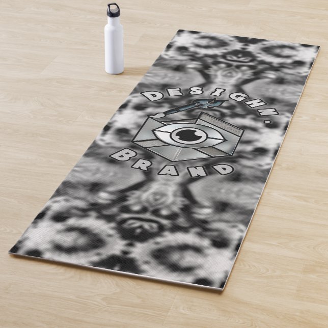 Tapis De Yoga W4VE ・ DESIGHN. | "Logo v2" (En situation)
