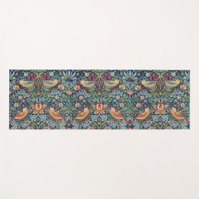 Tapis De Yoga William Morris - Thief aux fraises (Devant (Horizontal))