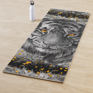 Tapis De Yoga Yeux de tigre Yoga de yoga de tigre orange