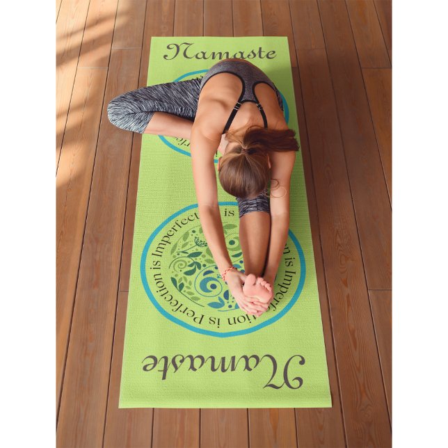 Tapis De Yoga Yin Yang Olive Workout, Pilates et (Yin Yang Olive Workout, Pilates and Yoga Mat)