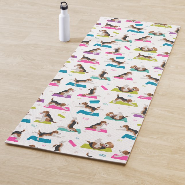 Tapis De Yoga yoga Beagle (En situation)
