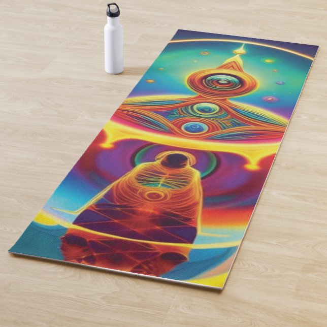 Tapis De Yoga Yoga de chat spirituel (En situation)