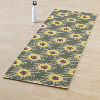 Tapis De Yoga Yoga de tournesol