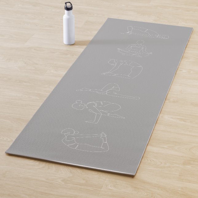Tapis De Yoga Yoga Mat ASANA, YOGA, YOGA LIFE (En situation)